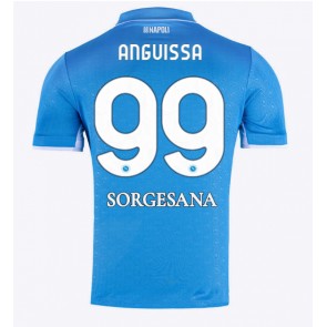 SSC Napoli Frank Anguissa #99 Replika Hjemmebanetrøje 2024-25 Kortærmet